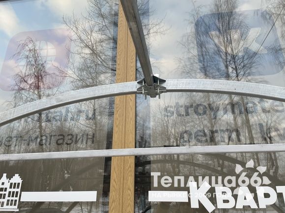 Теплица Рада Астра Люкс, оцинкованный профиль 20х40, покрытие из поликарбоната, шириной 3 метра (шаг 1 м)
